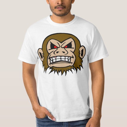 Punk aap t-shirt (Voorkant)