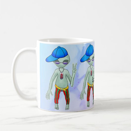 Punk Alien Koffiemok (Links)