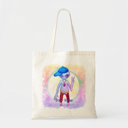 Punk Alien Tote Bag (Voorkant)