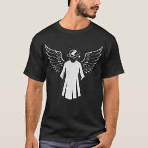 Punk Angel Wings Black T-shirt