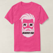 Punk baardvader 2 t-shirt (Design voorkant)