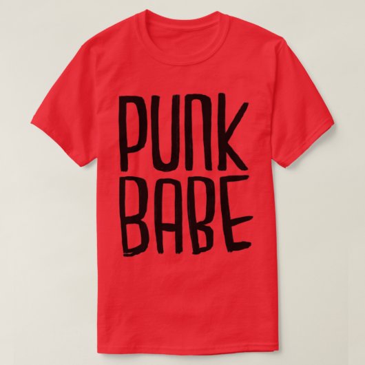 Punk babe t-shirt (Design voorkant)