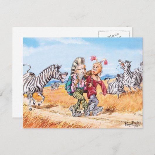 Punk Briefkaart (Voorkant / Achterkant)