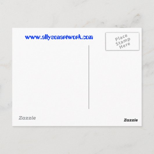 Punk Briefkaart stoomstaal (Achterkant)