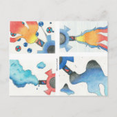 Punk Briefkaart stoomstaal (Voorkant)