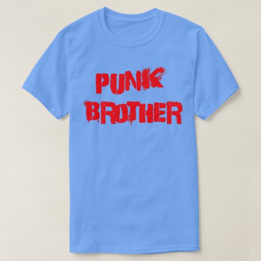 Punk broertje t-shirt (Design voorkant)