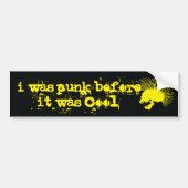 punk bumpersticker (Voorkant)