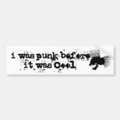 punk bumpersticker (Voorkant)