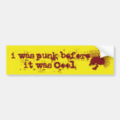 punk bumpersticker (Voorkant)