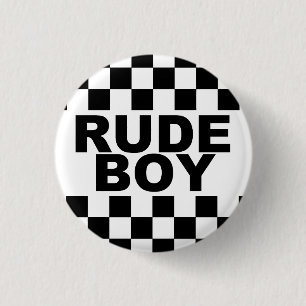 Punk Button "Rude Boy"