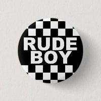 Punk Button "Rude Boy"