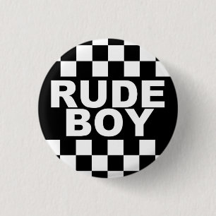 Punk Button "Rude Boy"