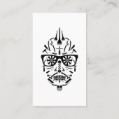 punk calavera visitekaartje (Achterkant)