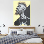 Punk canvas afdruk (Insitu (Slaapkamer))