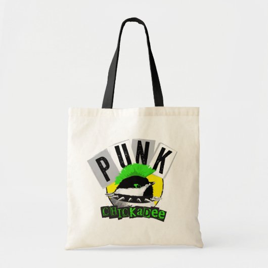 Punk Chickadee Tote Bag (Voorkant)