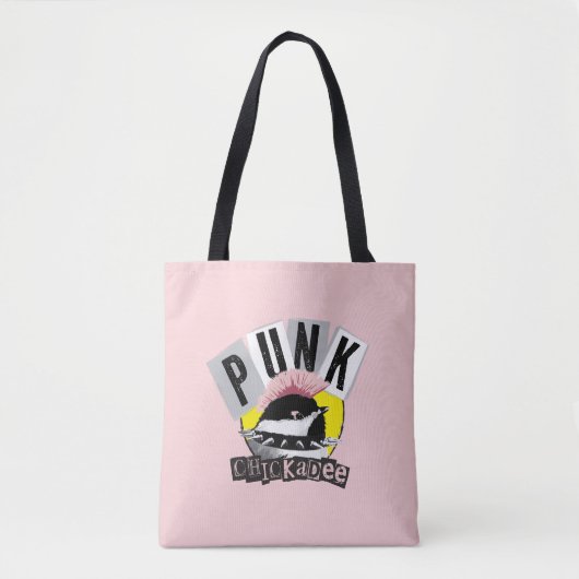 Punk Chickadee Tote Bag (Voorkant)