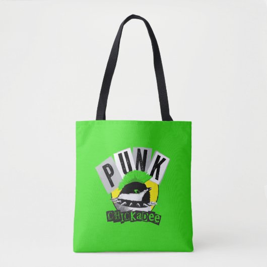 Punk Chickadee Tote Bag (Voorkant)
