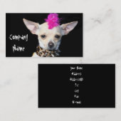 Punk Chihuahua Visitekaartjes (Voorkant / Achterkant)