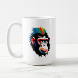 Punk chimp koffiemok