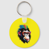 Punk chimp sleutelhanger (Achterkant)