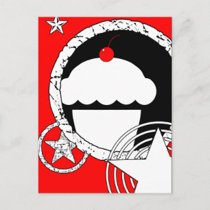 punk cupcake briefkaart