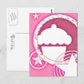 punk cupcake briefkaart (Voorkant / Achterkant)