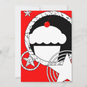 punk cupcake kaart (Voorkant)