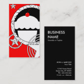 punk cupcake visitekaartje (Voorkant / Achterkant)