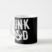 Punk Dad Punk Rock Is Not Dead Anarchy Misfit Koffiemok (Voorkant links)