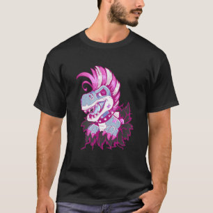 Punk Dinosaurus Pastel Gothic Dino Rex Emo Paleont T-shirt
