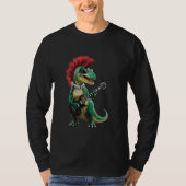 Punk dinosaurus rock and roll Shirten voor kindere T-shirt (Voorkant)