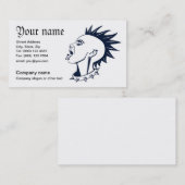 Punk doorboren visitekaartje (Voorkant / Achterkant)