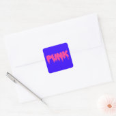  Punk Drip Font Sticker - Roze Tekst (Envelop)