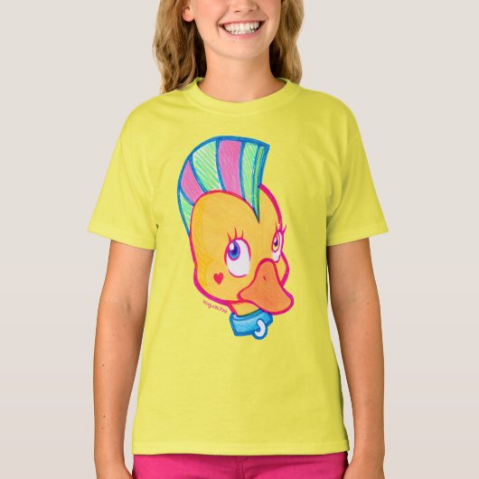 Punk Ducy Girl T-shirt (Voorkant)