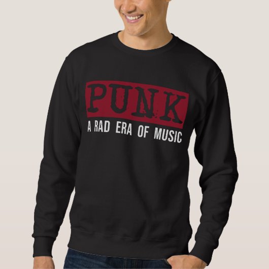Punk: een rad-tijdperk van muziek / wit trui (Voorkant)