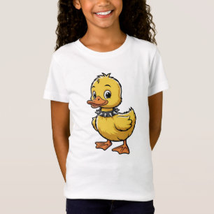 Punk Eendje – Grappige Rebellie Dier Kunst T-shirt