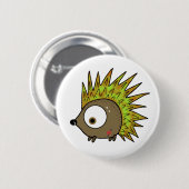 Punk egel ronde button 5,7 cm (Voorkant /achterkant)