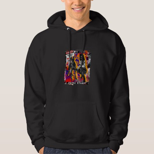 Punk Esthetiek Emo Grunge Hoodie (Voorkant)