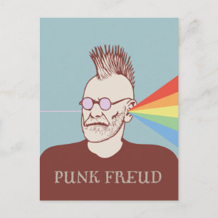 Punk Freud Briefkaart