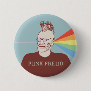Punk Freud Ronde Button 5,7 Cm