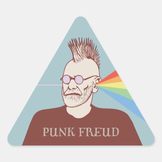 Punk Freud Sticker (Voorkant)