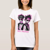 Punk Fusion: Cyber Mohawks T-shirt (Voorkant)