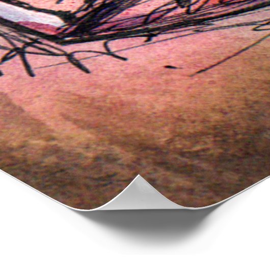 Punk gebeiteld poster (Hoek)