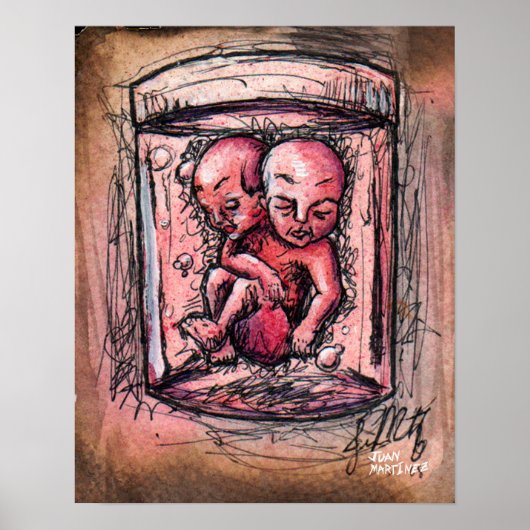 Punk gebeiteld poster (Voorkant)