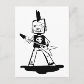 Punk gesteente briefkaart (Voorkant)