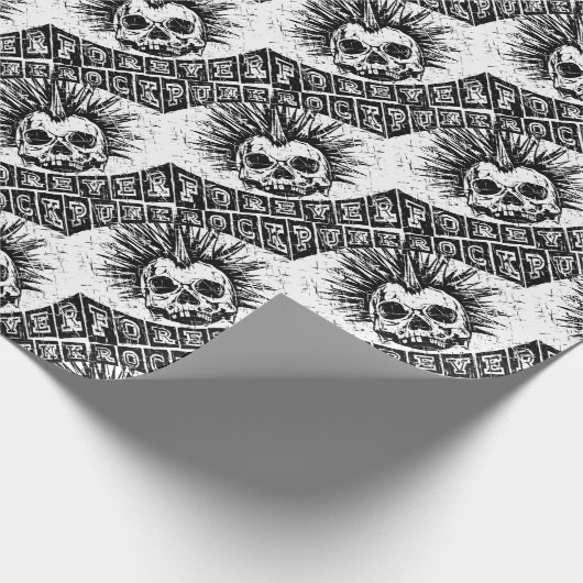 punk gesteente cadeaupapier (Hoek)