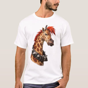 Punk Giraffe T-Shirt – Unieke Straatstijl