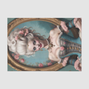 Punk Glam Marie Antoinette Decoupage Papier