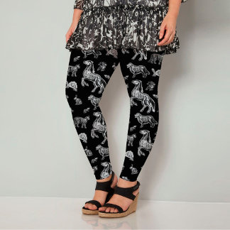 Punk Gothic Animal X-Ray Skeleton Anatomeeëndom Leggings