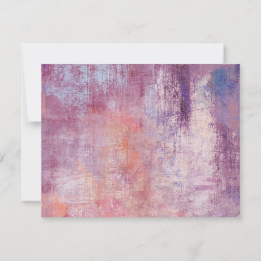 Punk Graffiti Rock and Roll bruiloft Save The Date (Achterkant)